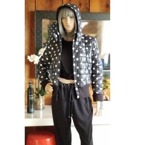 adidas Originals Polka Dot Puffer Jacket